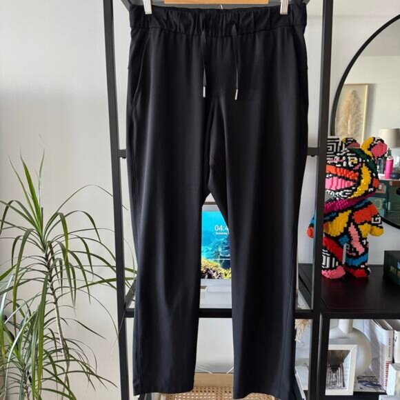 Lululemon On the Fly 7/8 Pant Black Mid Rise Full-On Luxtreme 27" Women’s 8 - Picture 1 of 9